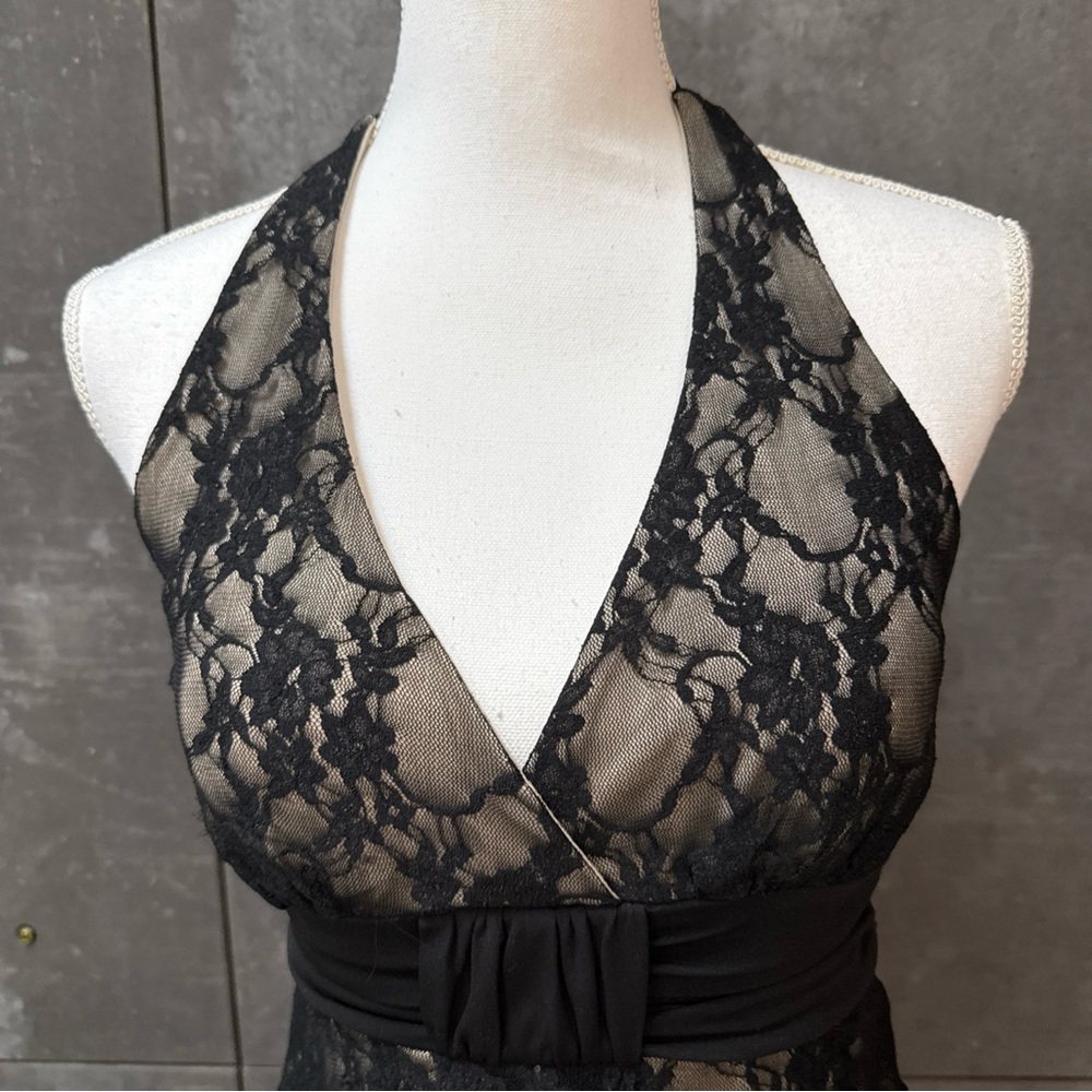 Vintage Y2K Speechless Womans Halter Top Party Dress Babydoll Size Medium - Picture 2 of 16